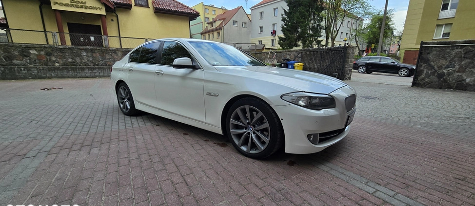 BMW Seria 5 cena 74900 przebieg: 192000, rok produkcji 2012 z Gołdap małe 781